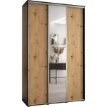 Skříň 45 Canaris 3 180 černá/artisan/silver