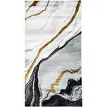 Koberec Frisee Diamond 1,33/1,9 A0050 černá/zlatá