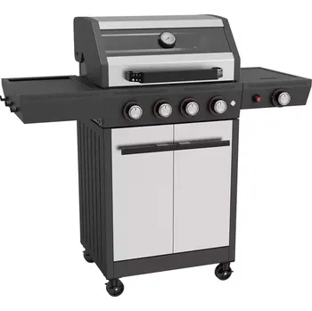 Zahradní gril Plynový gril Mercado Luxe silver 4+1, 15KW