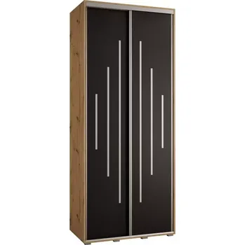 Předsíňová stěna Skříň 45 Canaris 12 100 artisan/černá/silver