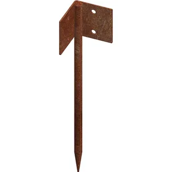 Zahradní obrubník Corgarden Zahradní obrubníky URBIS SPOJKA ROHOVÁ 1033 25 x 10 cm Corten