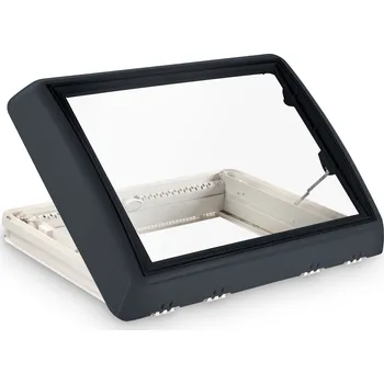 Autodoplněk Šedé Střešní okno Dometic Midi Heki FL bez nucené ventilace, otevírání klikou, 700x500 mm