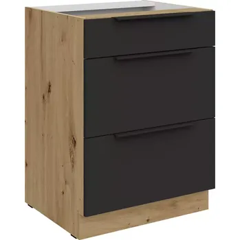 Kuchyňská skříňka Aria BL/AR Anti Fingerprint 60d 3s Bb