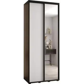 Předsíňová stěna Skříň 45 Canaris 3 130 černá/bílá/černá