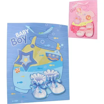 Deštník Taška dětská dárková velká 43x55cm baby motiv 2 druhy