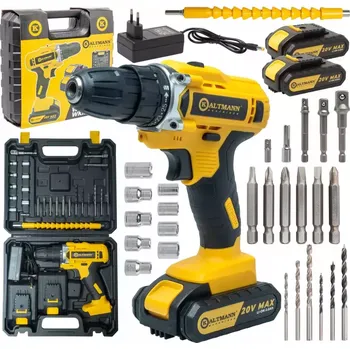 Vrtačka Aku vrtačka Kaltmann 20 V 2 x akumulátor 2 Ah + příslušenství