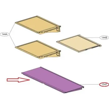 Příslušenství pro lednici ACQ91170844 - Police pro chladničku LG