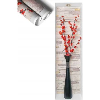 Fototapeta Dekorativní Samolepka Samolepící Fototapeta na Zeď 38x130 cm Květiny a Kameny