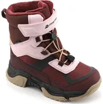 Alpine Pro NERO RŮŽOVÁ / FIALOVÁ DĚTSKÁ ZIMNÍ OBUV S MEMBRÁNOU PTX 30