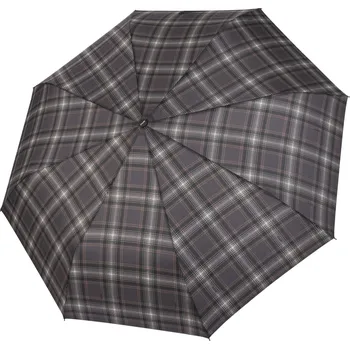 Deštník Doppler, Deštník Magic Fiber, kostkovaný, šedý - Formadore