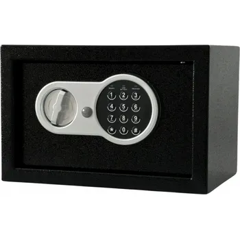 Trezor SEJF S ELEKTRONICKÝM ZÁMKEM DOMÁCÍ 2 KLÍČE PEVNÝ BEZPEČNOSTNÍ TREZOR MS-17