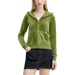 JUICY COUTURE Olivová mikina Robertson Hoodie S