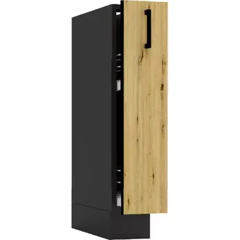 Kuchyňská skříňka Kuchyňská skříňka Anika D15 Cargo + Košík artisan/grafit