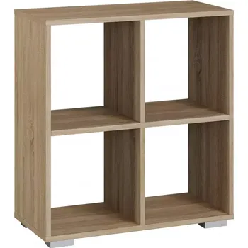 Kancelářská sestava Regál Krychle 2x2 dub sonoma