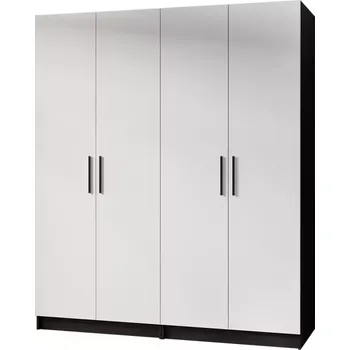 Ložnicová sestava Skříň 2x Gold 2D černá/bílá