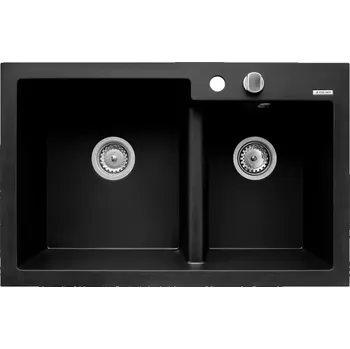 Kuchyňský dřez Dřez granitový Credo 790x510 Karbon