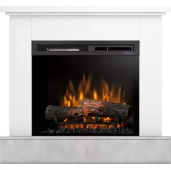 Elektrický krb Jukon 23 bílý mat/beton