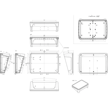 Bopla BoPad BOP 10.1 P-9016-SET pultové pouzdro (d x š x v) 285 x 198 x 92.90 mm ABS bílá (RAL 9016) 1 ks