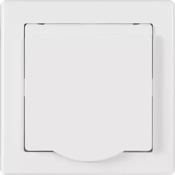 Elektrická zásuvka Zásuvka jednoduchá IP44 vodotesná bila Imperia