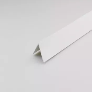 Stavební materiál Rohový Profil PVC Bílý Satén 7x7x1000