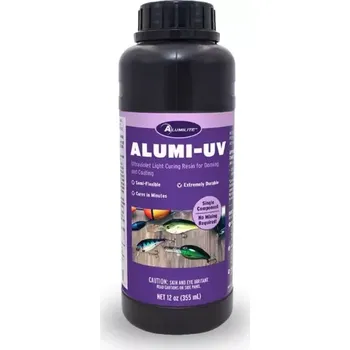 ALUMILITOVÁ ALU-UV TRANSPARENTNÍ SVĚTLEM VYTVRZUJÍCÍ PRYSKYŘICE 355ML.