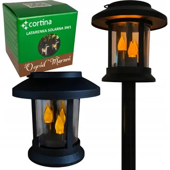 Venkovní osvětlení SOLÁRNÍ LED ZAHRADNÍ SVÍTILNA OSVĚTLENÍ ZAHRADY 3V1 SOLÁRNÍ LAMPA