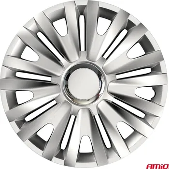 Poklice na kolo Puklice Royal 13” stříbrná sada 4ks COLOR BOX