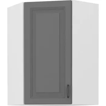 Kuchyňská Skříňka STILO DUSTGREY/BÍLÝ 60X60 GN-90 1F (45°)