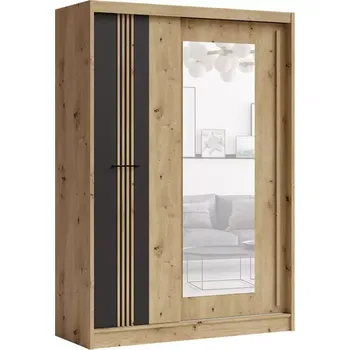 Kancelářská sestava Skříň Molto ML-150 artisan/černá