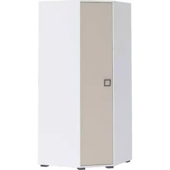 Dětský pokoj Rohová Skříň 3D3S Kiki GUG-BE/KI-01 white/sand