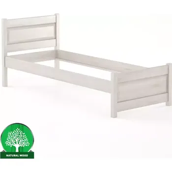 Ložnicová sestava Postel Buk Lk120–90x200 bělené