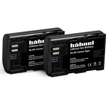 Hähnel Fototechnik HL-E6, 2er akumulátor do kamery Náhrada za orig. akumulátor LP-E6 7.2 V 1650 mAh