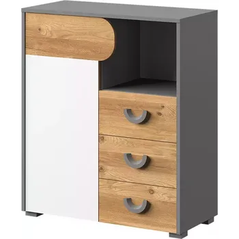 Komoda Komoda Carini Komoda 1d3s Ca6 White Light Graphite