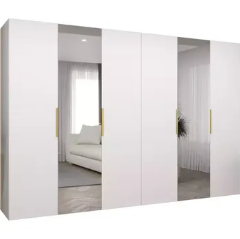 Předsíňová stěna Skříň Marbella II 300 bílá/zlatá