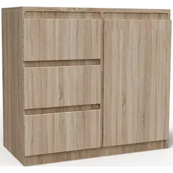 Kancelářská sestava Komoda Merg 3S1F sonoma