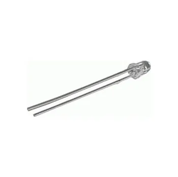 Dioda LED 3mm bílá 6800mcd/25° čirá