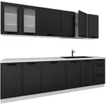 Kuchyňská linka Emily 260 černý puntík bb