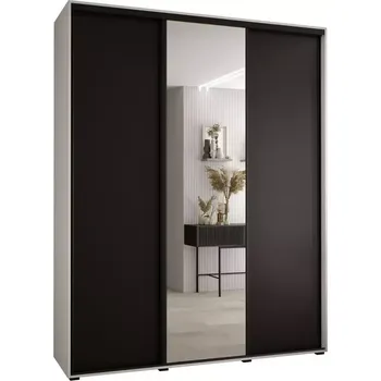 Předsíňová stěna Skříň 45 Canaris 3 190 bílá/černá/černá