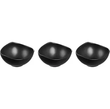 Talíř Sada Salat 3-Dílná 8x4.25cm Černá Ambition Salsa 94769