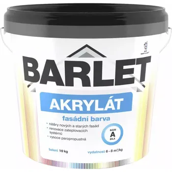 Fasádní barva Barlet akrylát fasádní barva 10kg 5514