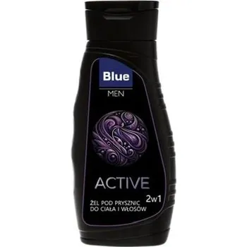 Sprchový gel BLUE sprchový gel na tělo a vlasy 2v1 ACTIVE MEN 300 ml