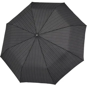 Deštník Doppler, Deštník Magic Fiber pruhovaný, černý - Formadore