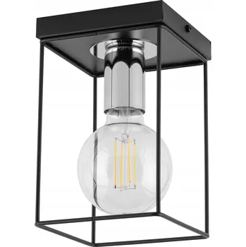 Stropní Svítidlo VOX 1 Černo-stříbrná Stropní Svítidlo Sigma