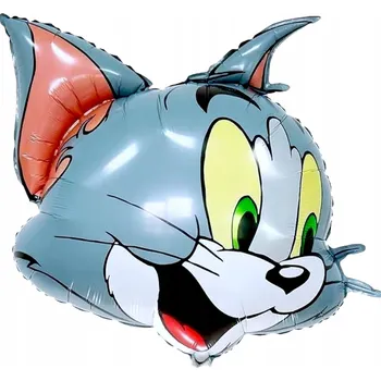 Balónek Velký FÓLIOVÝ BALÓNEK s Kocourem Tomem k NAROZENINÁM
