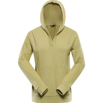 Dámské oblečení Dámská mikina s kapucí ALPINE PRO MALMA zelená XL