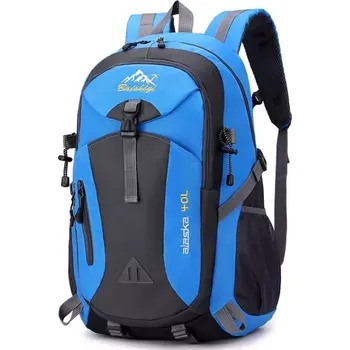 turistický batoh VERK Lehký odolný batoh na turistiku 40L - modrý