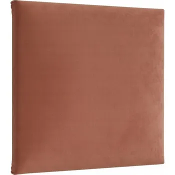Obraz ČALOUNĚNÉ PANELY 50X50 CM VELUROVÉ NA ZEĎ INDICKÁ RŮŽOVÁ ČELO