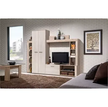 Obývací stěna Obývací Stěna Talin Bílý/Šedá Dub 11008879
