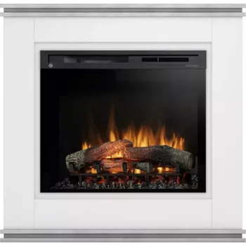 Elektrický krb Vena 28 bílá/beton