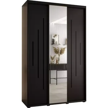 Předsíňová stěna Skříň 45 Canaris 13 160 černá/černá